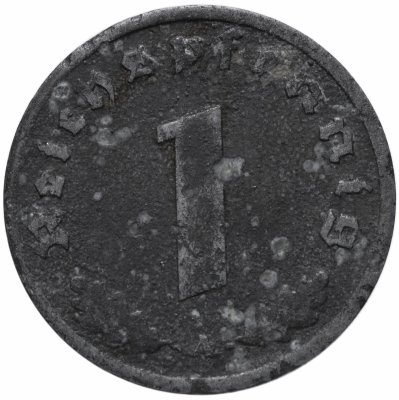 купить Германия (Третий Рейх) 1 рейх пфенниг (reichspfennig) 1945 A со свастикой