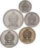 Купить Шри-Ланка набор из 5 монет 1972-2013