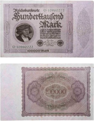 купить Германия 100000 марок 1923