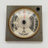 Купить Термометр настольный "Москва" с календарем на 1973-2000 гг. и подставкой для ручки, Завод "Манометр" (Москва), пластик, металл, СССР, 1973 г.