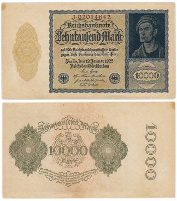 купить Германия 10000 марок 1922