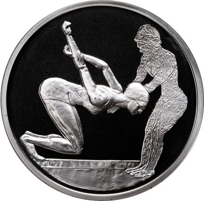 купить Греция 10 евро 2004 Proof "XXVIII летние Олимпийские Игры, Афины 2004 - Плавание"