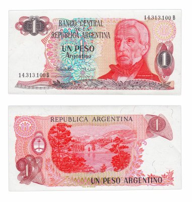 купить Аргентина 1 песо 1983 (Pick 311a(2))