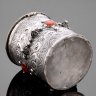 Купить Шкатулка, богато украшенная растительными мотивами и инкрустацией, металл, чеканка, коралл, Алжир, 1890-1930 гг.