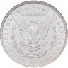 Купить США 1 доллар (dollar) 1887 Доллар Моргана, без отметки монетного двора, в слабе NGC MS64