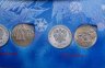 Купить Набор 4-х памятных 25 рублей 2014 Игры XXII зимней Олимпиады Сочи-2014 в сувенирном буклете