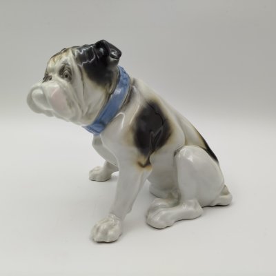 купить Статуэтка "Английский бульдог", фарфор, роспись, Wagner & Apel, ГДР, 1951-1974 гг.