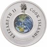 Купить Острова Кука 1 доллар 2008 «Первый человек в космосе-Юрий Гагарин»