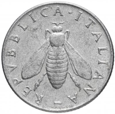 купить Италия 2 лиры 1953-2001