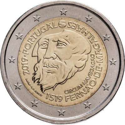 купить Португалия 2 евро (euro) 2019 500 лет кругосветному плаванию Магеллана