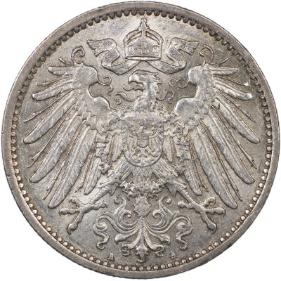 купить Германия [Кайзер Рейх] 1 марка 1906 A [J.17 / KM#14]