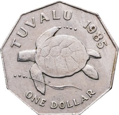 купить Тувалу 1 доллар (dollar) 1985