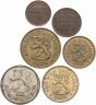 Купить Финляндия полный набор монет для обращения 1964-1969 (6 шт.)