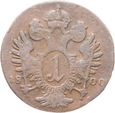купить Австрия 1 крейцер (kreuzer) 1800
