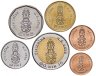 Купить Таиланд набор из 6 монет от 25 сатангов до 10 бат 2018-2025 гг.