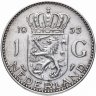 Купить Нидерланды 1 гульден (gulden) 1955