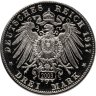Купить Германия 3 марки 1917 "400 лет Реформации" официальный рестрайк 2003 года