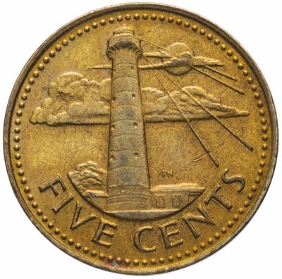 купить Барбадос 5 центов (cents) 1979