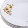 Купить Набор из четырёх тарелок с цветочным декором, фарфор,деколь, золочение, мануфактура "Yamatsu", Япония, 1990-2000 гг.