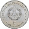 Купить Германия (ГДР) 5 марок 1987 "750 лет Берлину – Квартал Николаи"