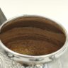 Купить Набор из заварочного чайника и сахарницы с рельефным цветочным декором, Калининградский машиностроительный завод, металл, пластмасса, литье, гравировка, СССР, 1970-1990 гг.