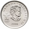 Купить Канада 25 центов (квотер, quarter dollar) 2008 "XXI зимние Олимпийские Игры, Ванкувер 2010 - Фристайл"