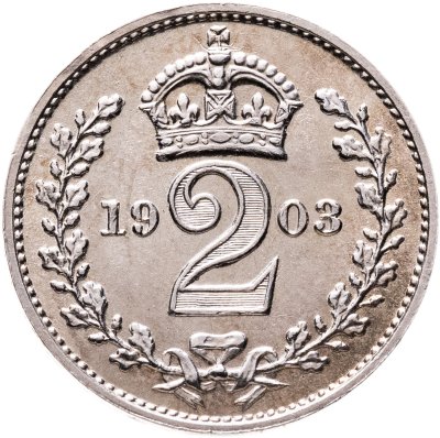 купить Великобритания 2 пенса 1903 Маунди - Эдуард VII