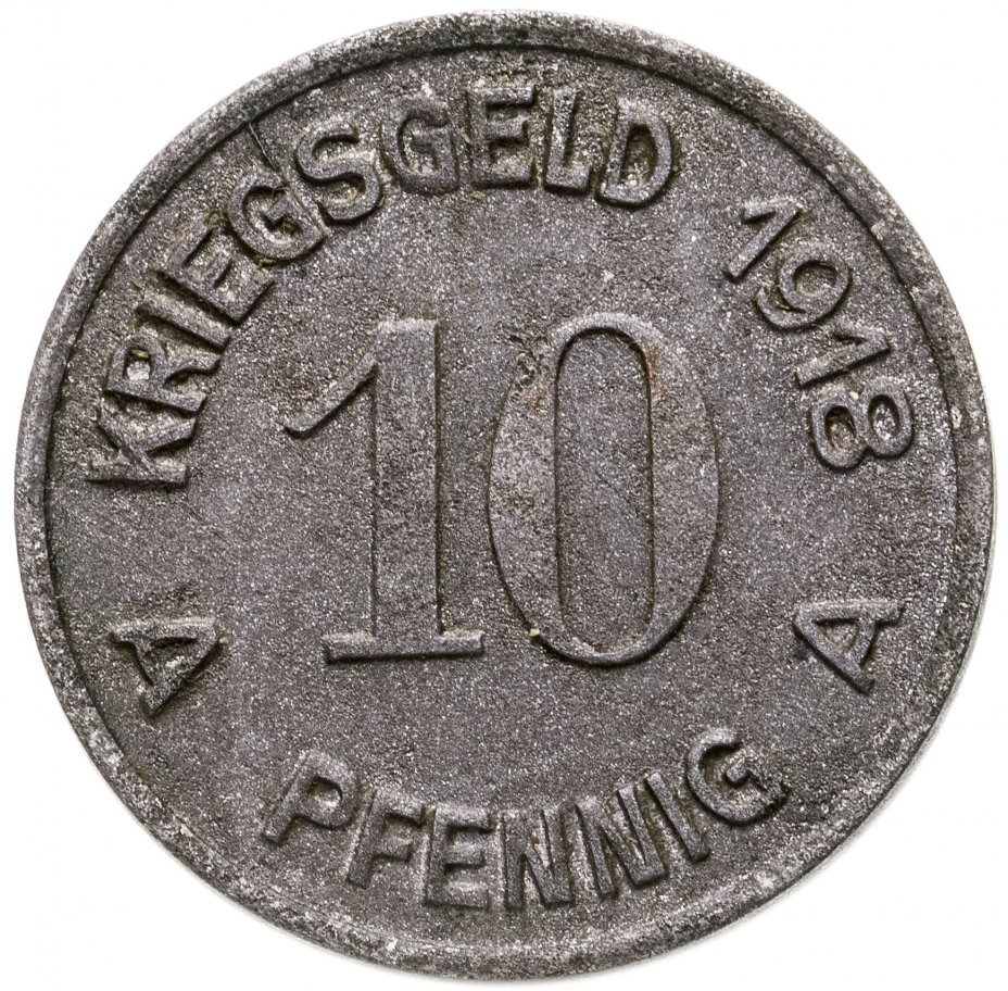 купить Германия (Люденшайд) нотгельд 10 пфеннигов 1918