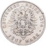 Купить Германская Империя, Бавария 5 марок (mark) 1874 D