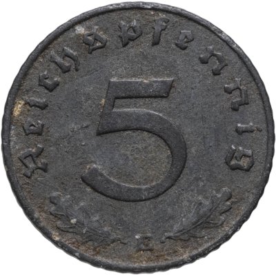 купить Германия (Третий рейх) 5 рейхспфеннигов (reichspfennig) 1943 A