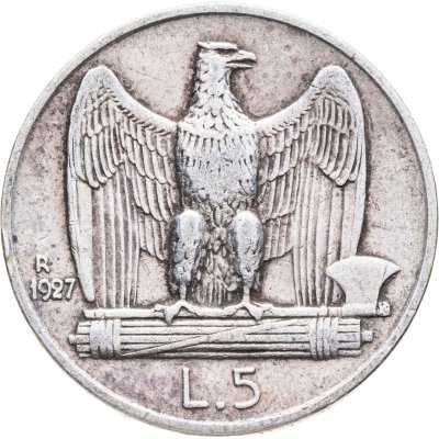 купить Италия 5 лир 1927