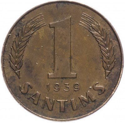 Купить Латвия 1 сантим 1939