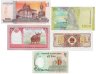 Купить Набор из 5 банкнот разных стран мира 1980-2022