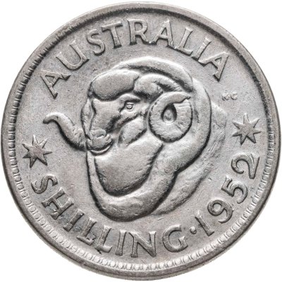 купить Австралия 1 шиллинг (shilling) 1952