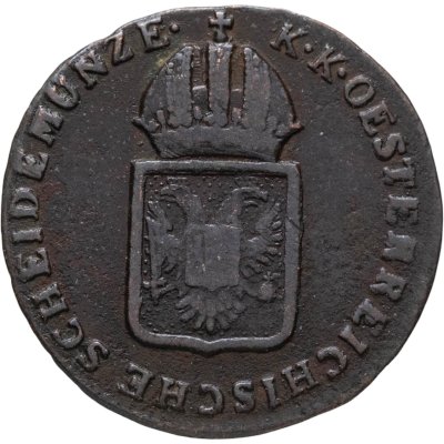 купить Австрия 1/4 крейцера 1816, знак монетного двора "S" - Смолник