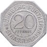 Купить Германия, Нюрнберг 20 пфеннигов 1919 "Белая башня" (трамвайный жетон)