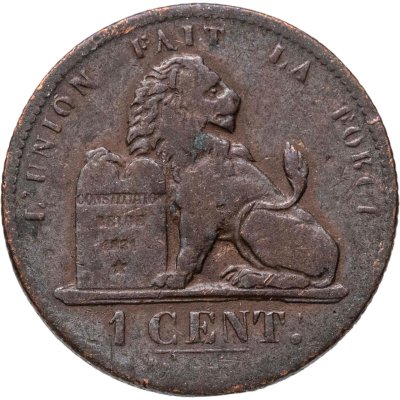 купить Бельгия 1 сантим (centime) 1862