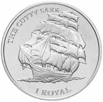Купить Британская Территория в Индийском Океане 1 роял 2021 "Катти Сарк"