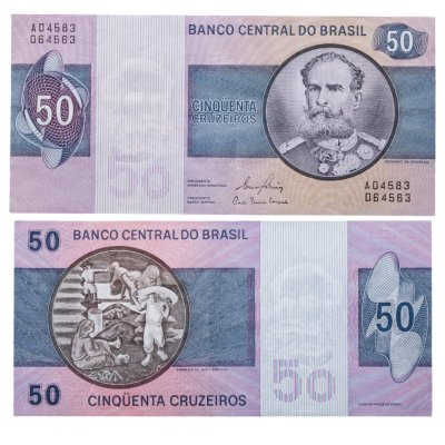 купить Бразилия 50 крузейро 1970 - 1980 год (Pick 194c)