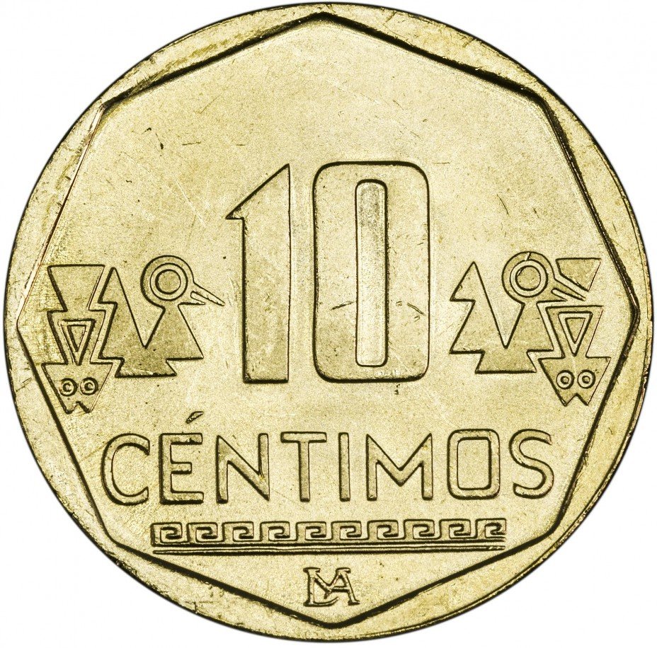 купить Перу 10 сантимов 2013