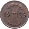 Купить Германия 1 рейхспфенниг (reichspfennig) 1935 D  знак монетного двора "D" — Мюнхен