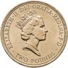 Купить Великобритания 2 фунта (pounds) 1986 "XIII Игры Содружества"