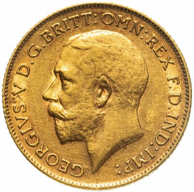 купить Великобритания 1/2 соверена (полсоверена, half sovereign) 1912