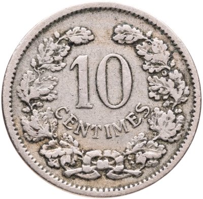 купить Люксембург 10 сантимов (centimes) 1901