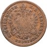 Купить Австрия 1 крейцер (kreuzer) 1881