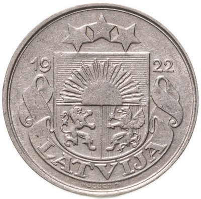 купить Латвия 10 сантимов (santimu) 1922