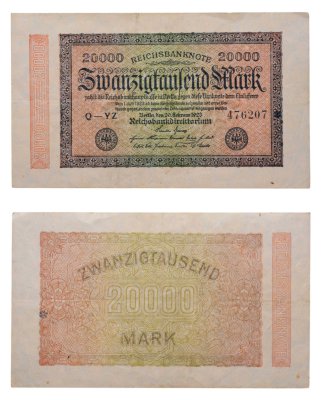 купить Германия 20000 марок 1923