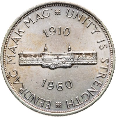купить ЮАР 5 шиллингов (shillings) 1960 "50 лет Южноафриканскому союзу"