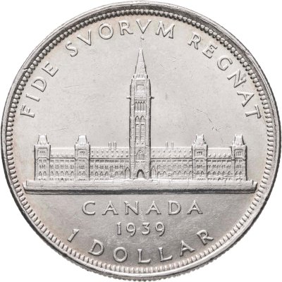 купить Канада 1 доллар (dollar) 1939 "Королевский визит в Оттаву"