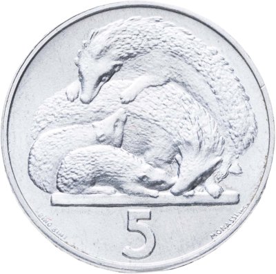 купить Сан-Марино 5 лир (lire) 1975 Любовь у животных